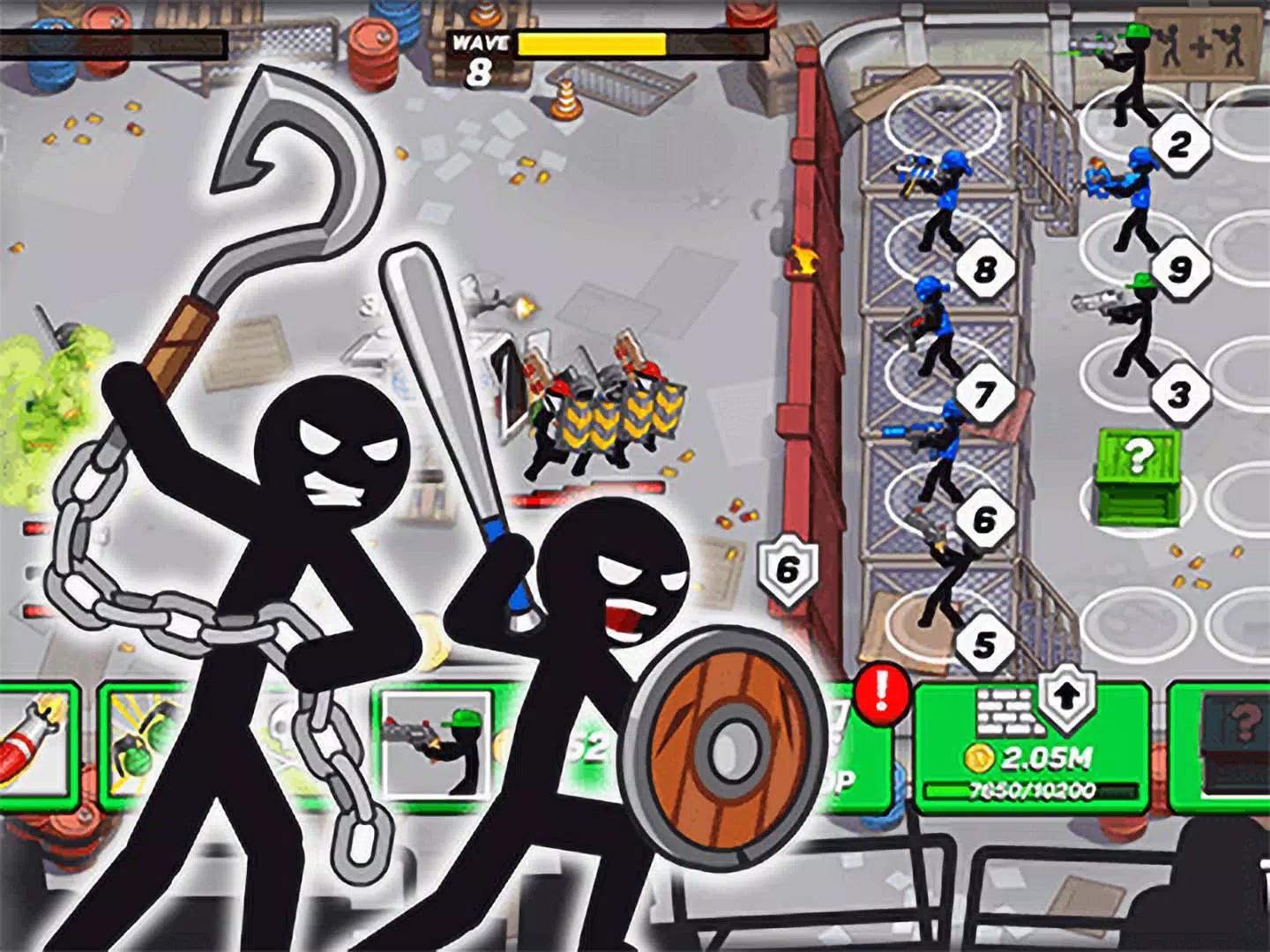 Stick defenders: stickmans war