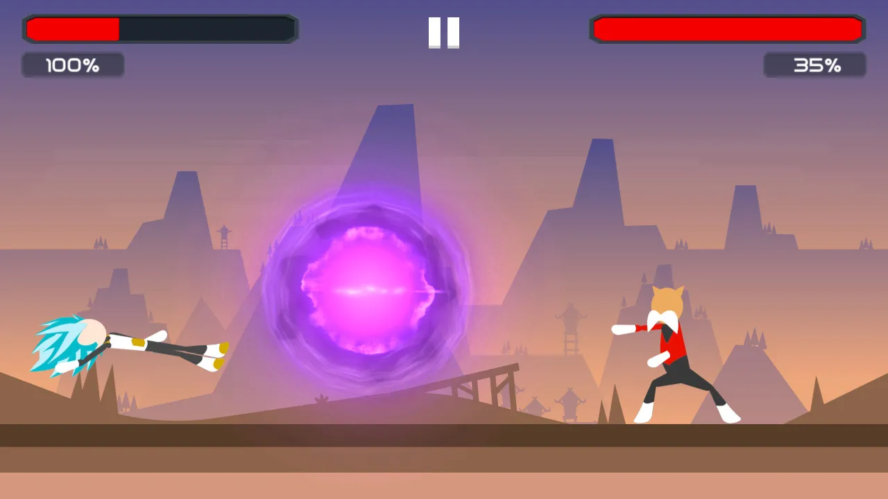 Stickman Dragon Fighting Super