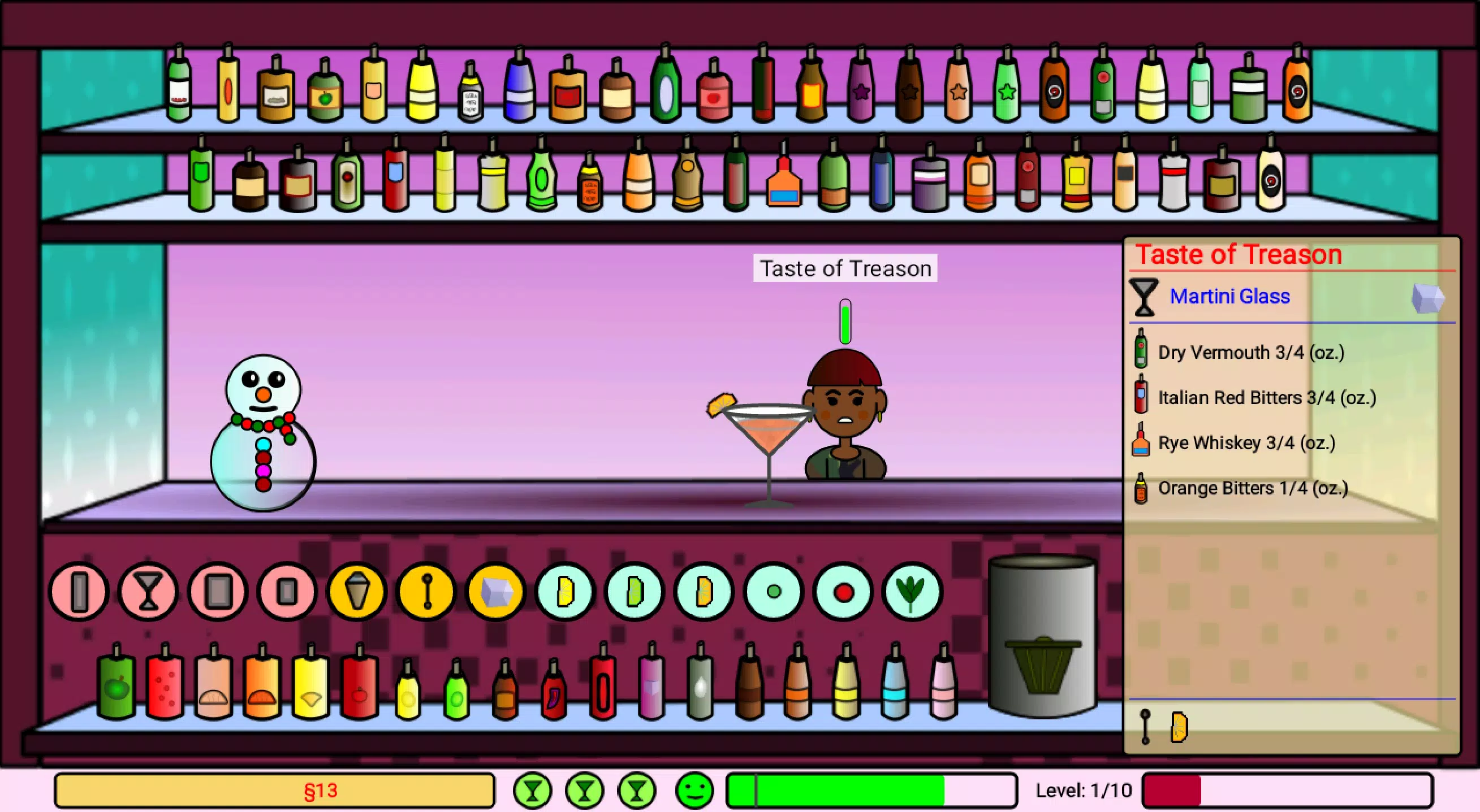 Cocktail Bar: Bartender Game