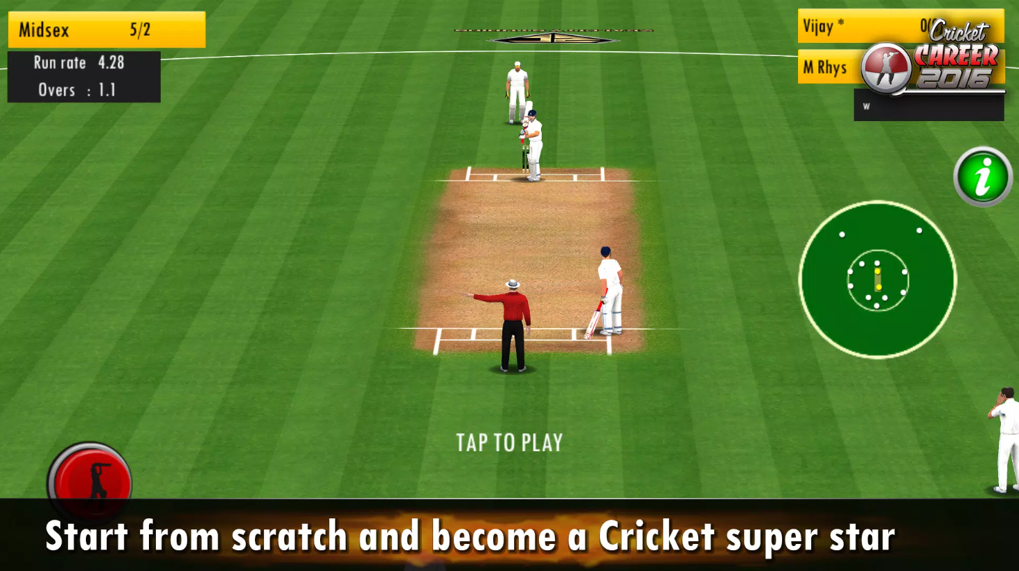 Cricket Career 2016 Cricket Career 2016