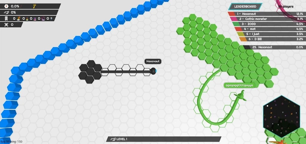 hexanaut.io : King of Snakes hexanaut.io : King of Snakes
