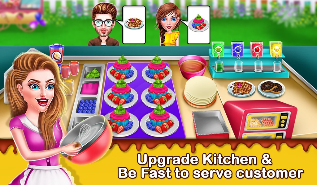 Cake Shop Great Pastries &amp; Waffles cooking Game