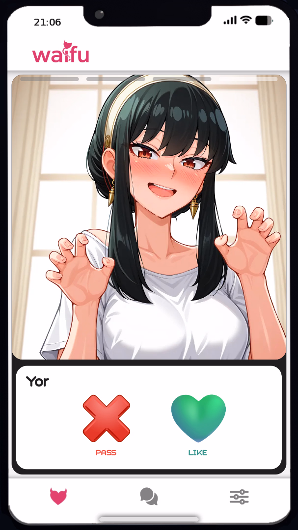 Waifu Dating Phone