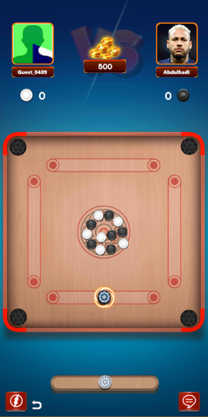 Carrom board game & carom pool