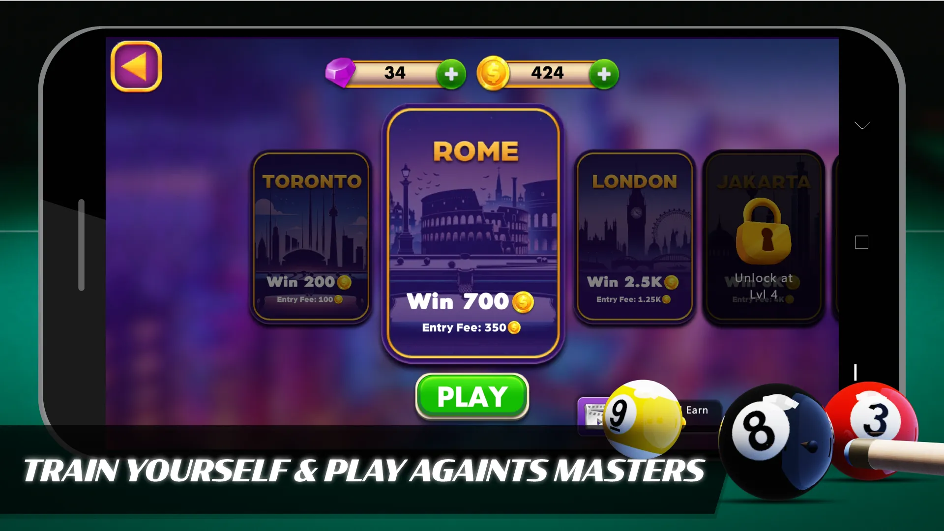 8 Ball Billiards Offline Pool