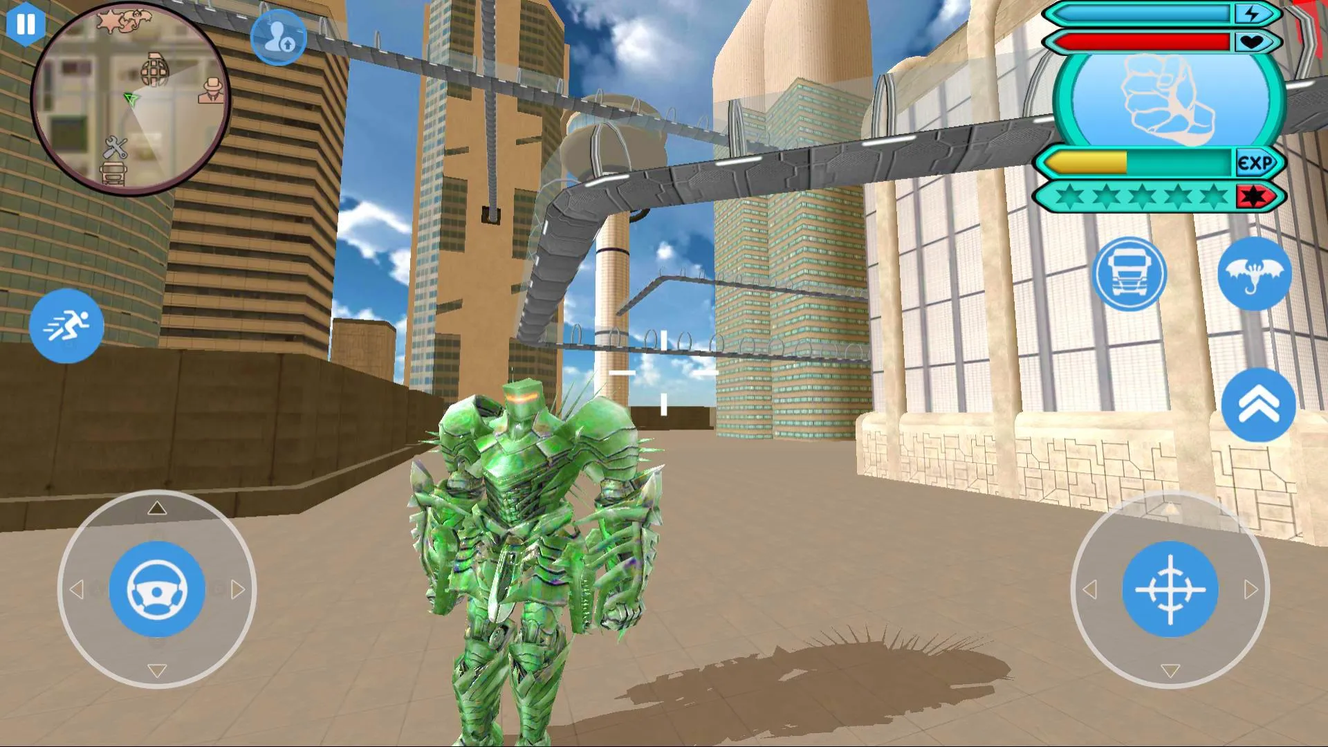 Flying Dragon Robot Transform Vice Town