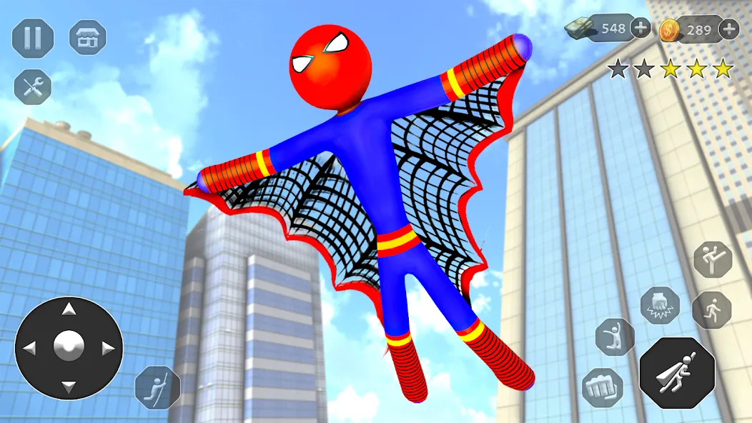 Stick Rope Hero Game Superhero