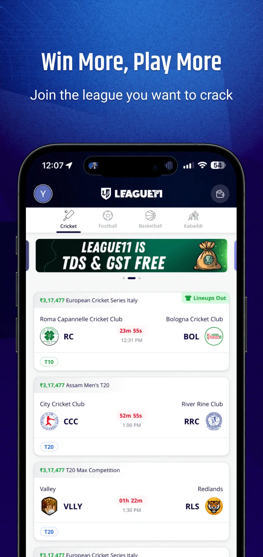 League11 - Sports Fantasy App
