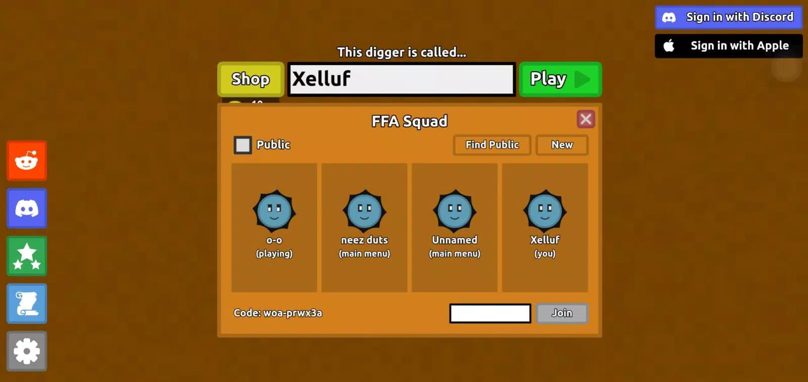 digdig.io : Dig, Kill & Spell