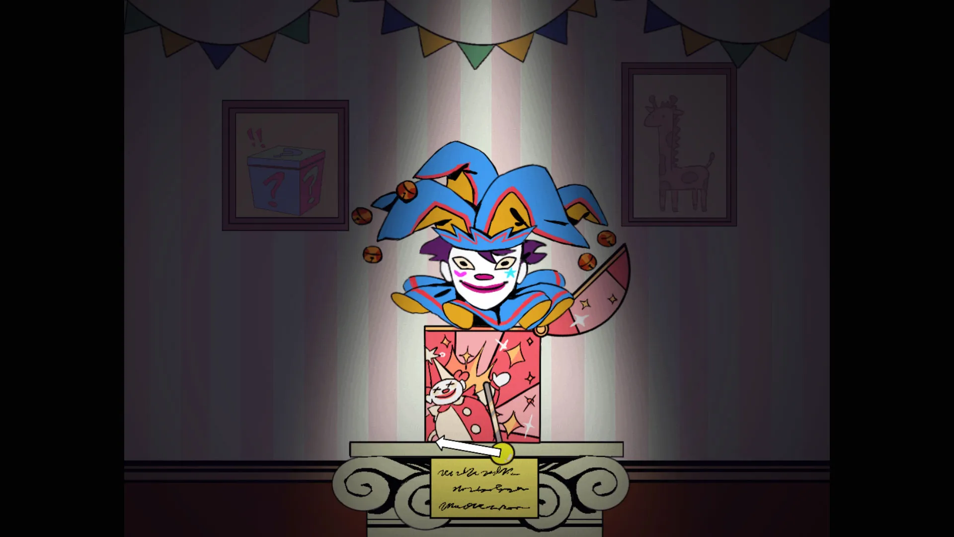 Exhibit of sorrows clown