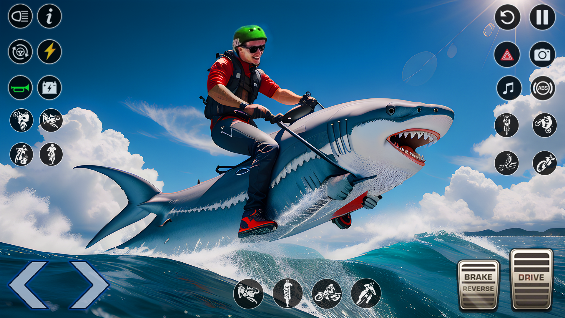 Shark Attack Games Offline