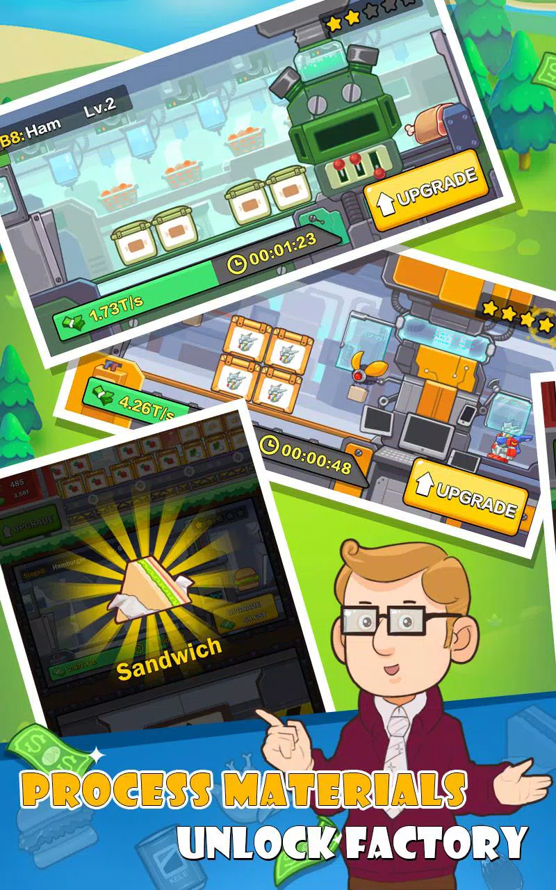 Idle Factory - Free Tycoon Game