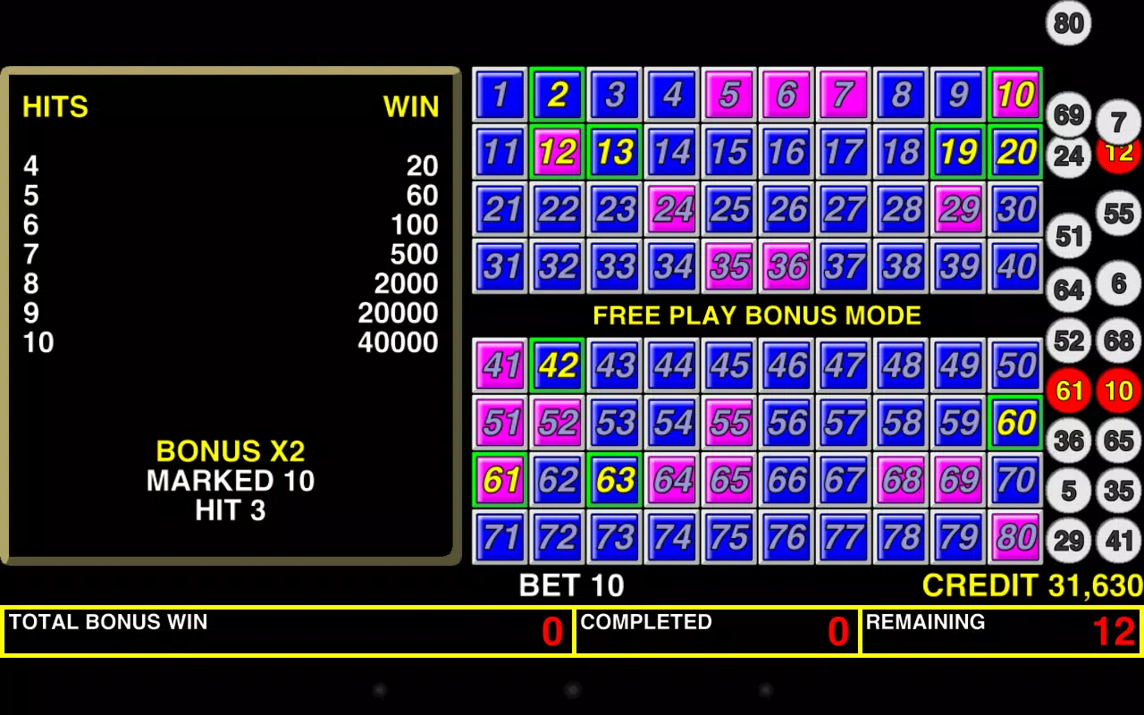 Keno Bonus