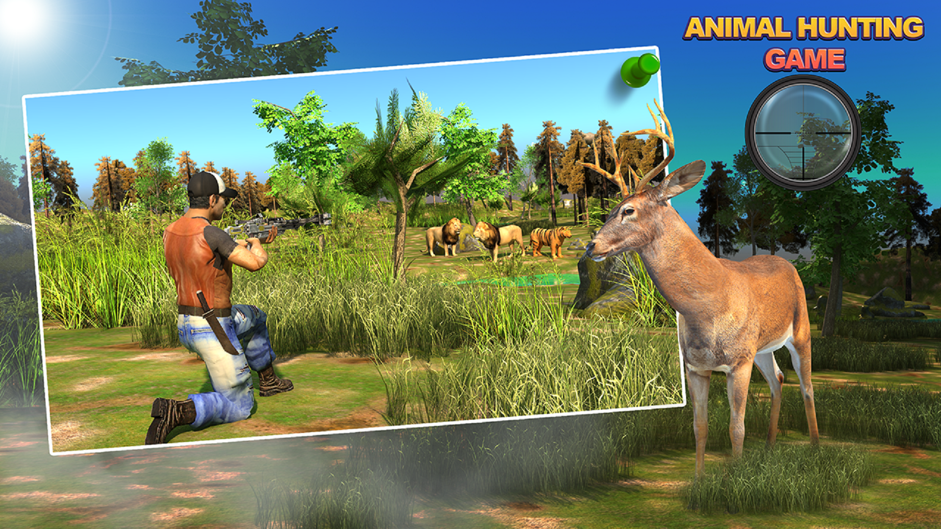Animal Hunting 3d Gun Games