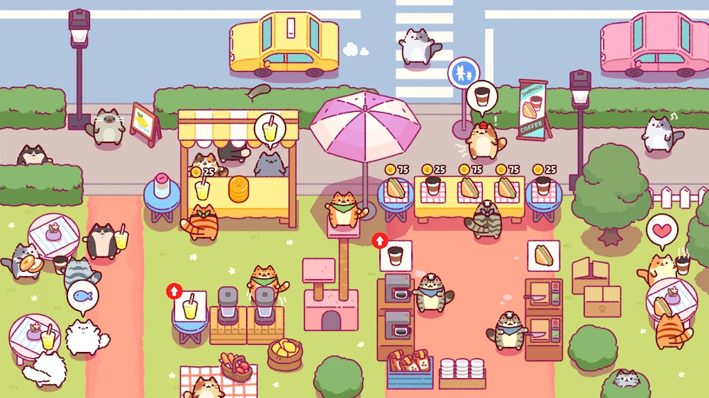 Cat Snack Bar: Cute Food Games