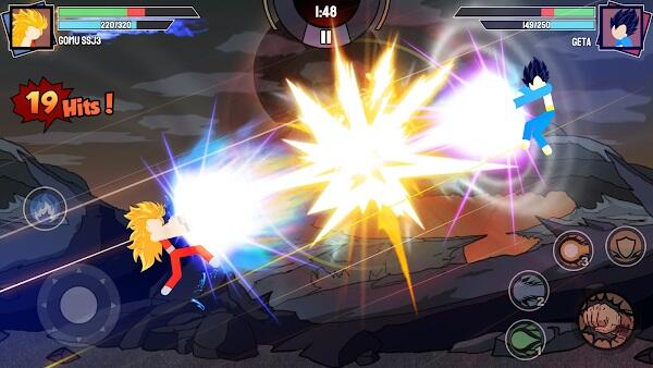 Stickman Warriors Super Dragon Shadow Fight