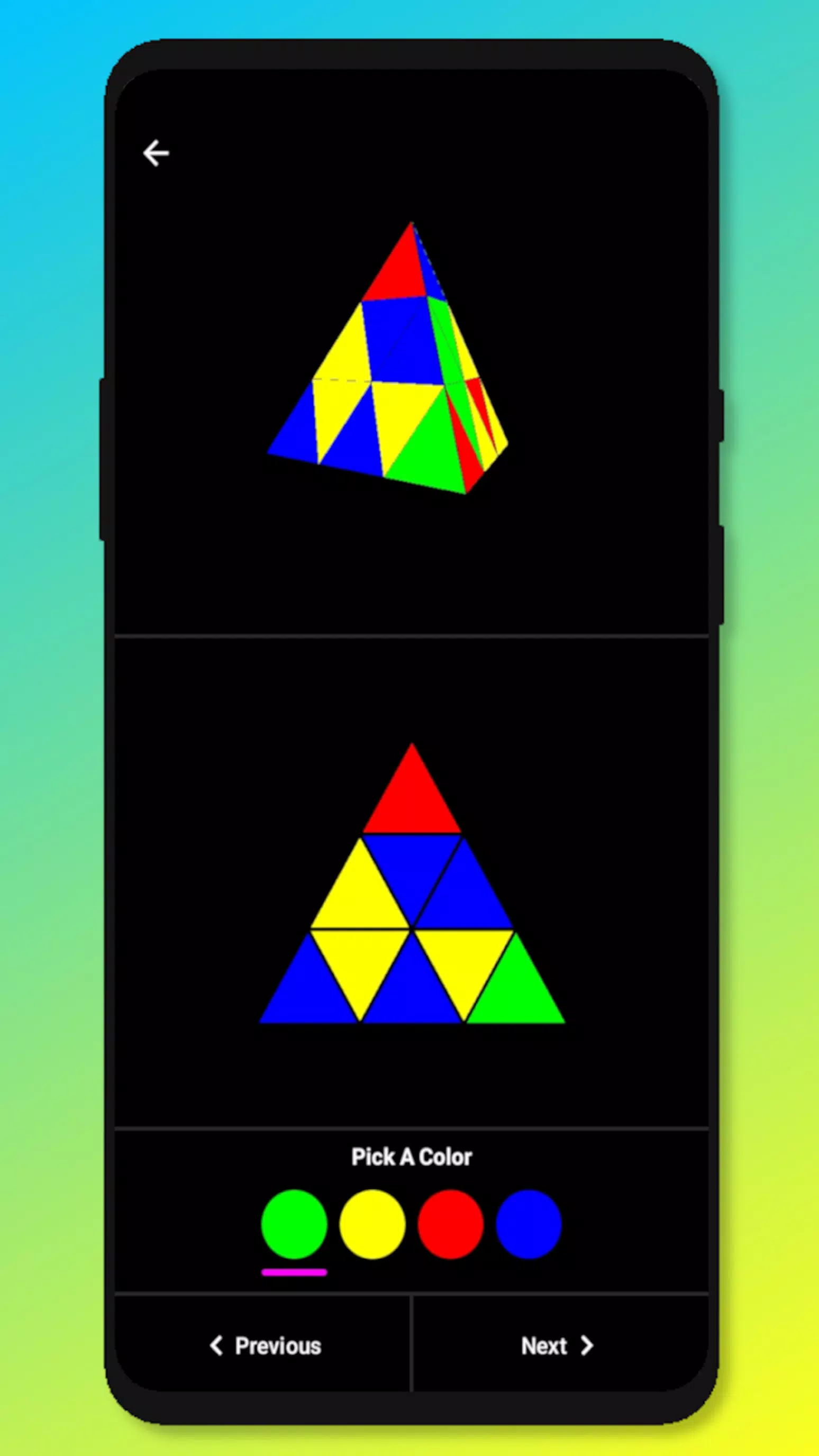 Pyramid Cube Solver