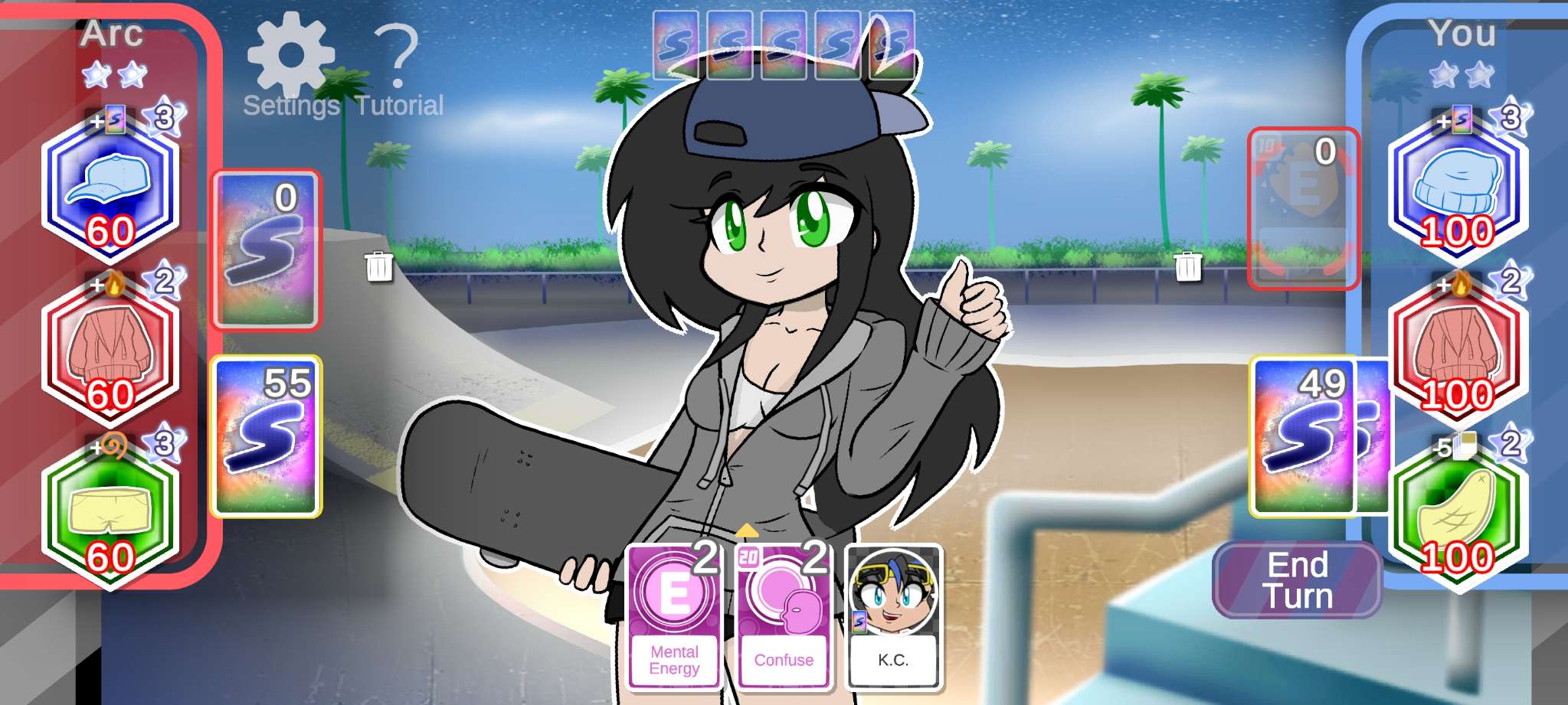 STRIP Battle Action Cards