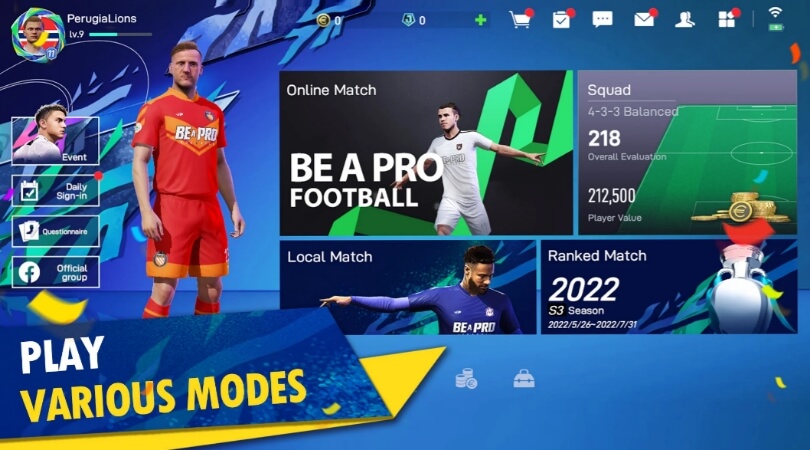 Be a Pro – Football