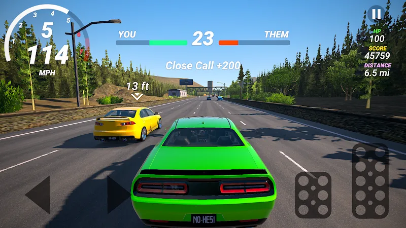 No Hesi Car Traffic Racing