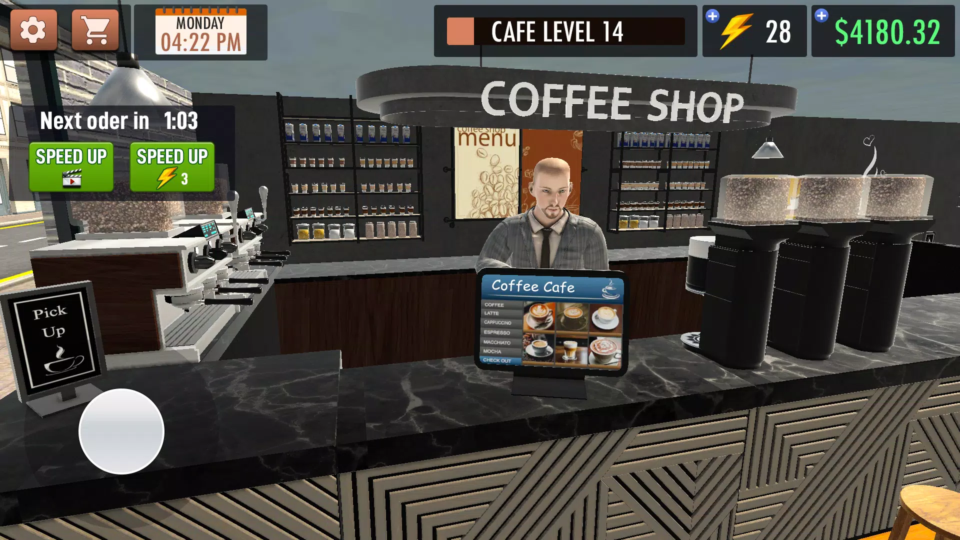 Coffee Shop Simulator Game 3D