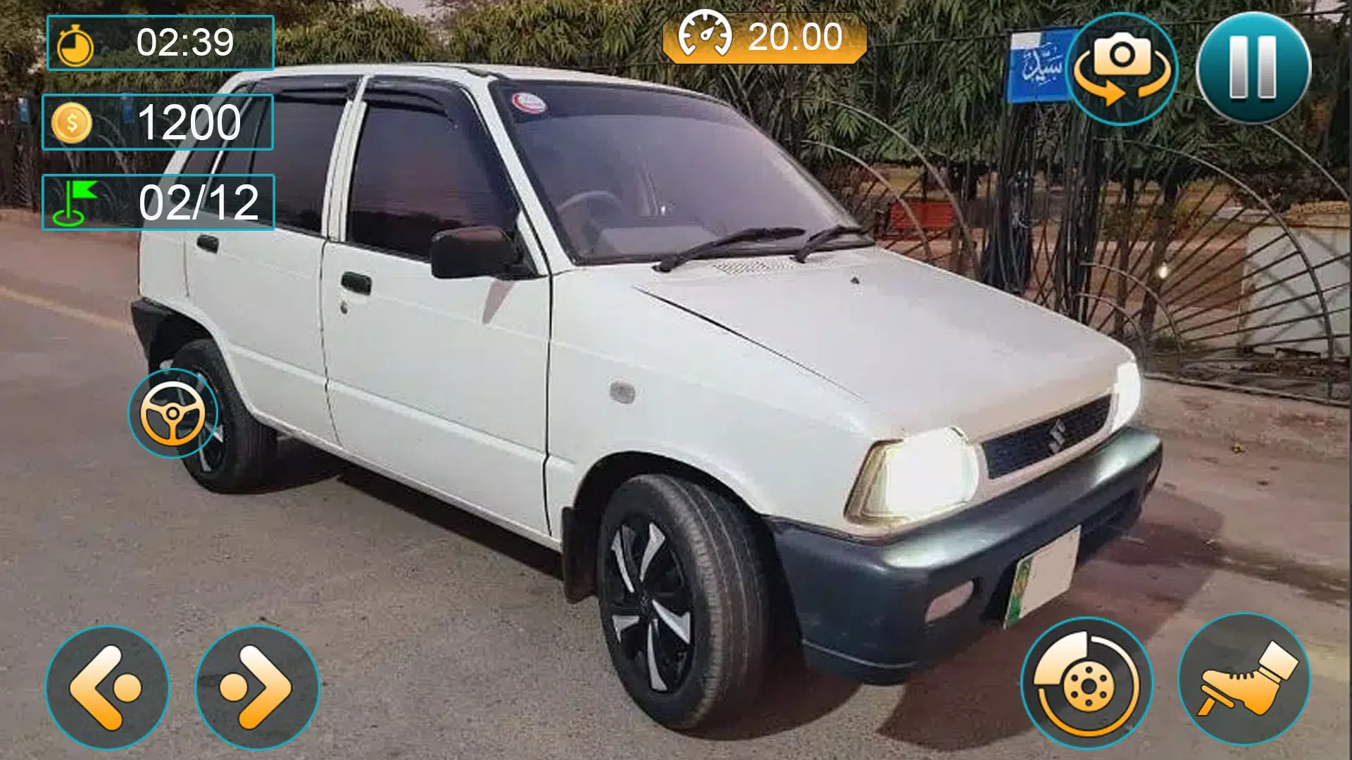 Maruti 800 Extreme Car Driving