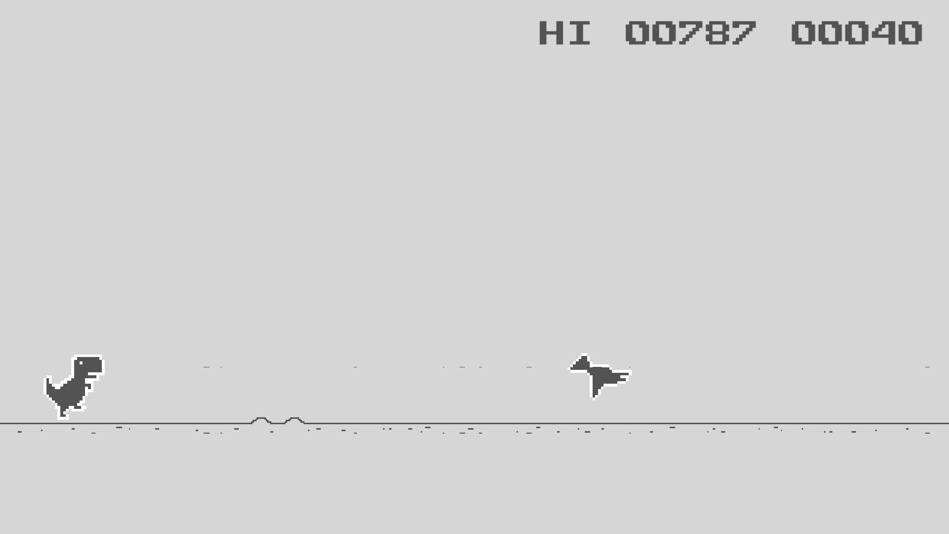 Dinosaur No Internet Game! Dinosaur No Internet Game!