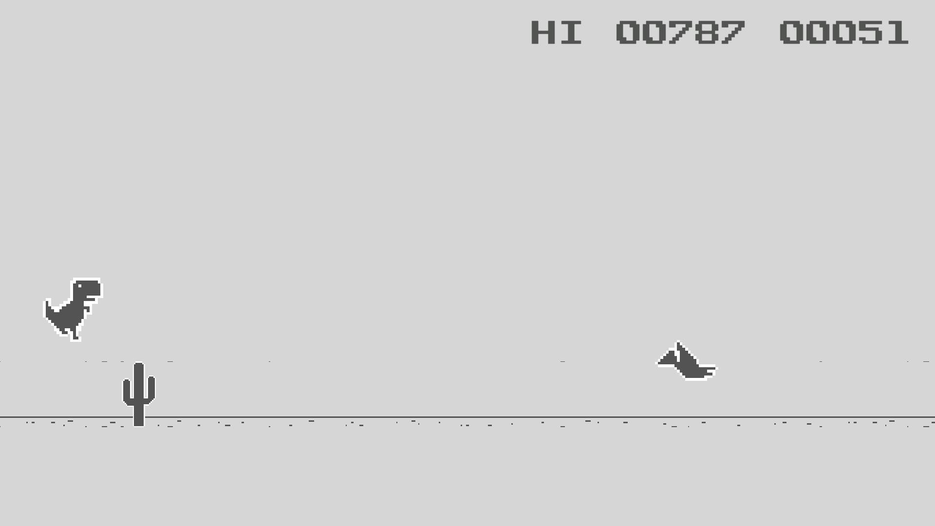 Dinosaur No Internet Game! Dinosaur No Internet Game!