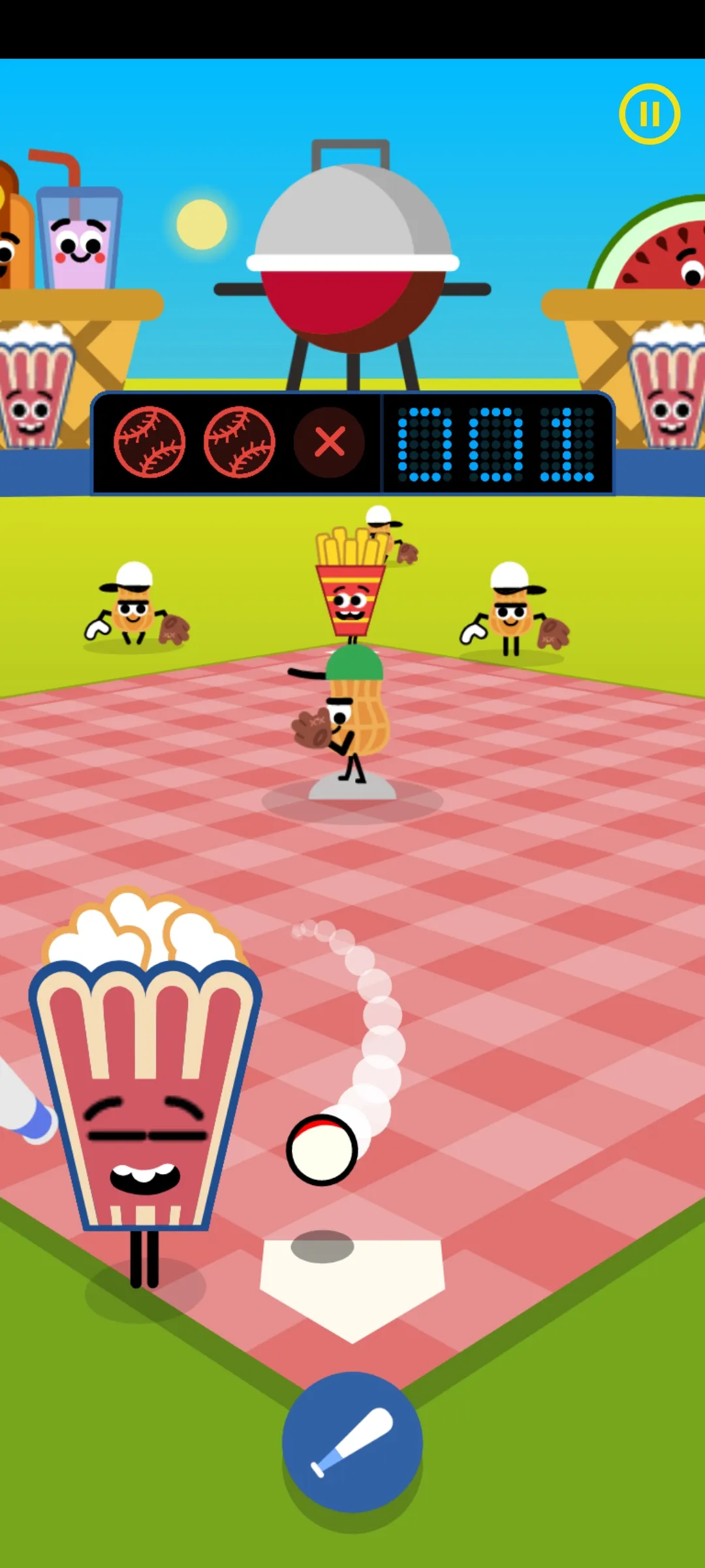 Doodle Slugger : Baseball Game Doodle Slugger : Baseball Game