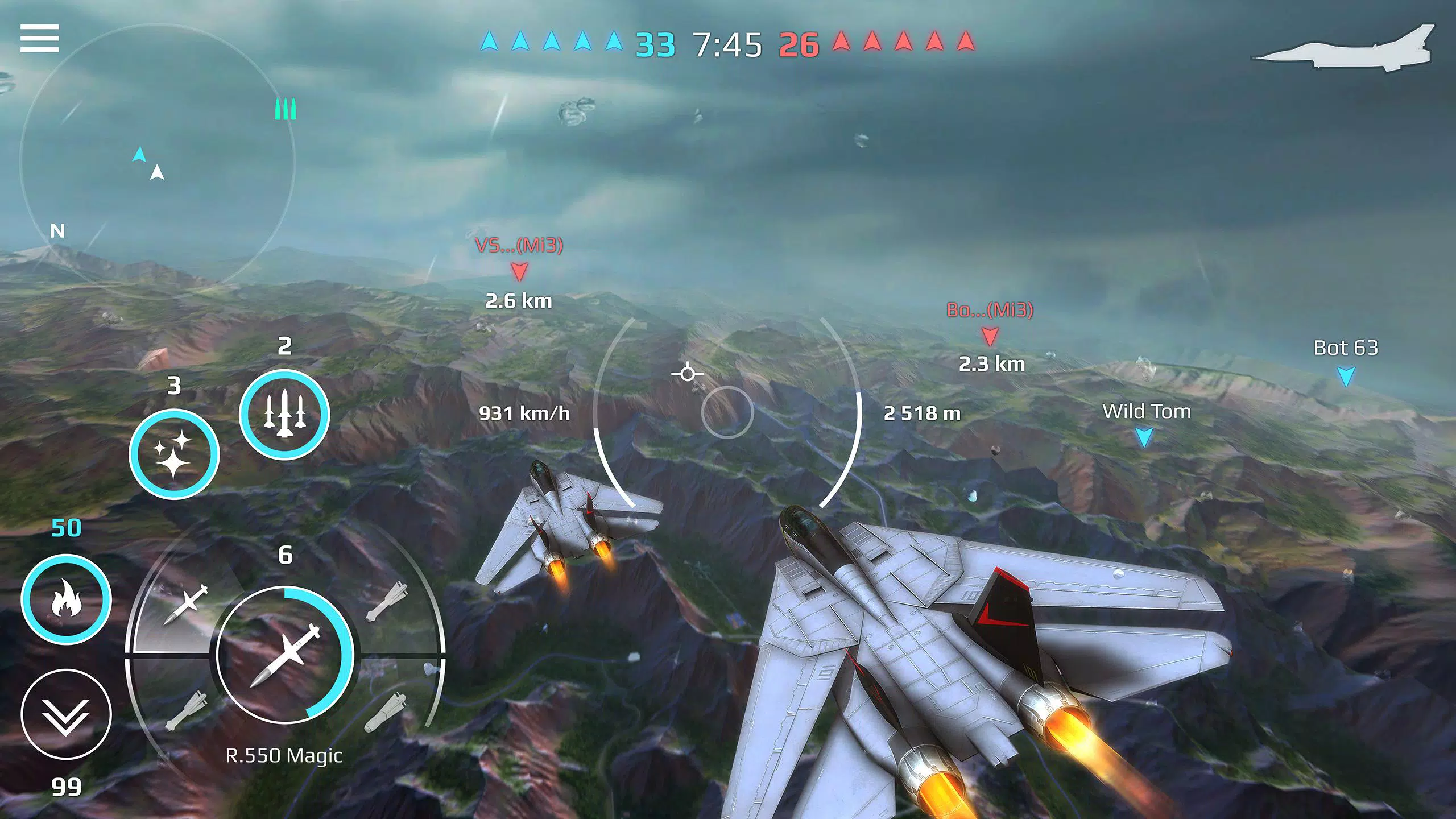 Sky Combat : War Planes Game