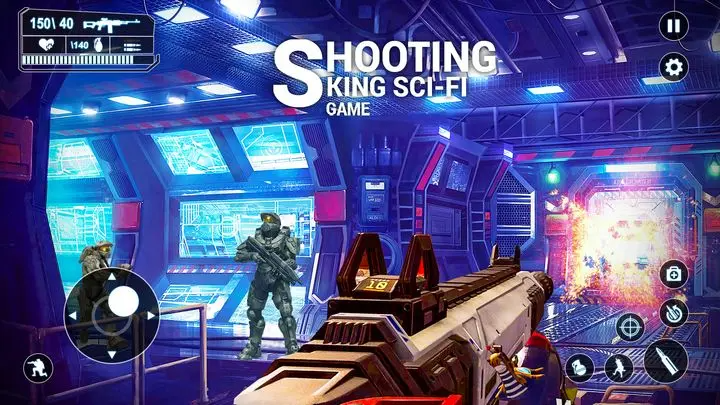 Sci-Fi Offline Shooting Games
