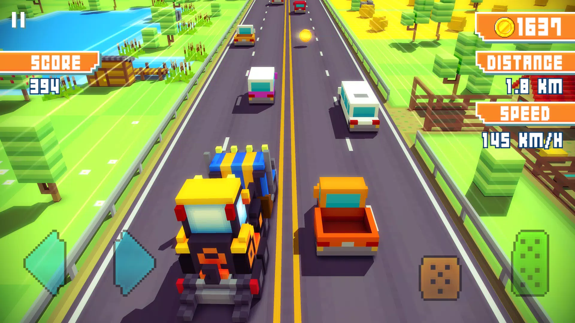 Blocky Highway: Traffic Racing Blocky Highway: Traffic Racing