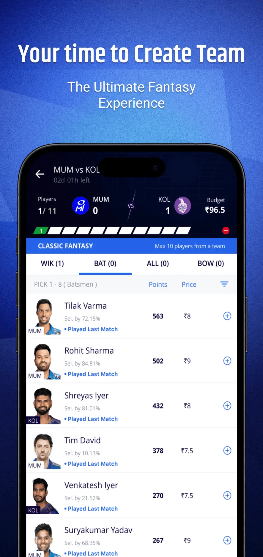 League11 - Sports Fantasy App