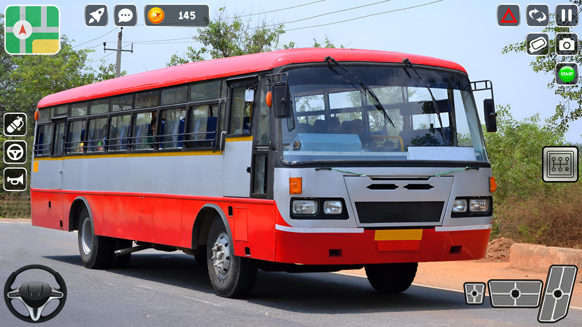 South Indian Bus karnataka 3D