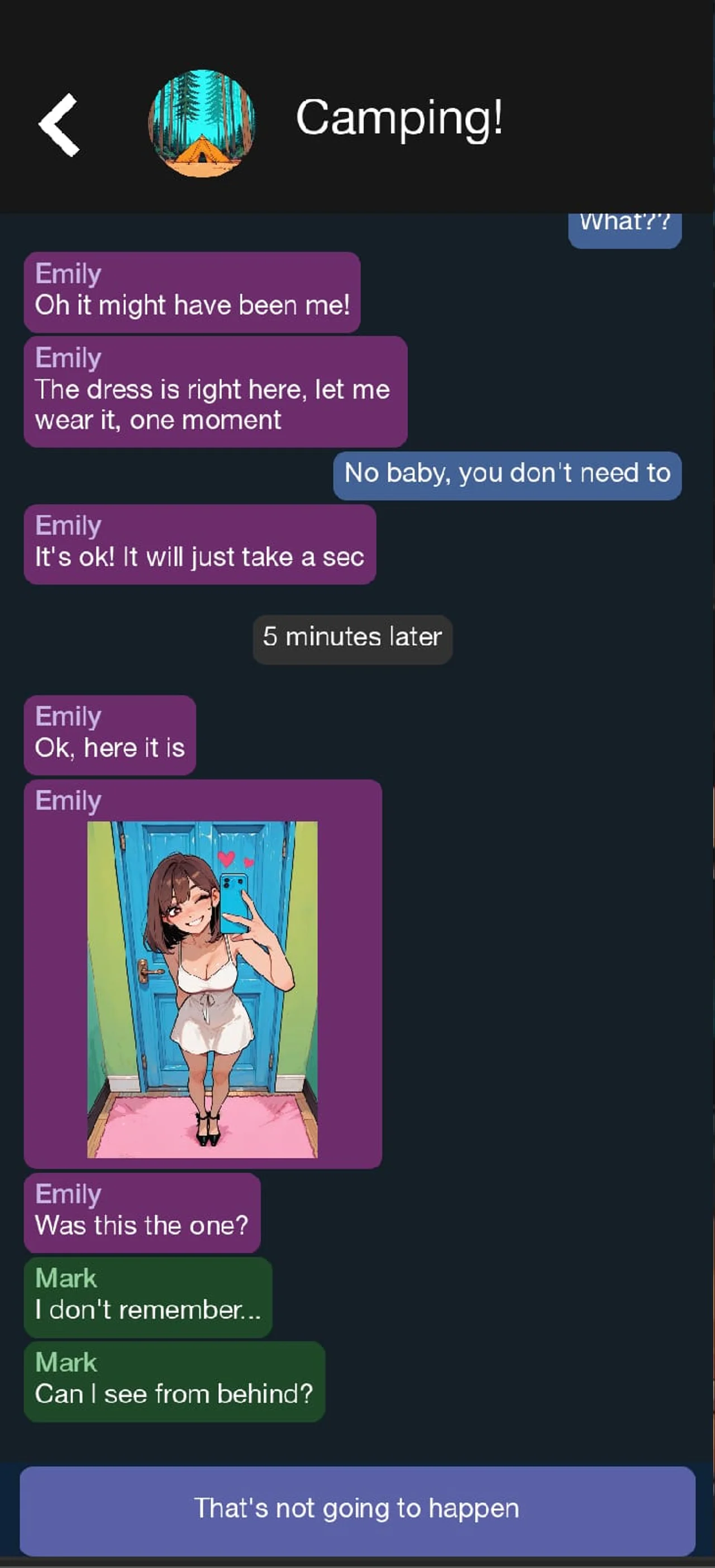 My NTR Girlfriend Goes Camping!