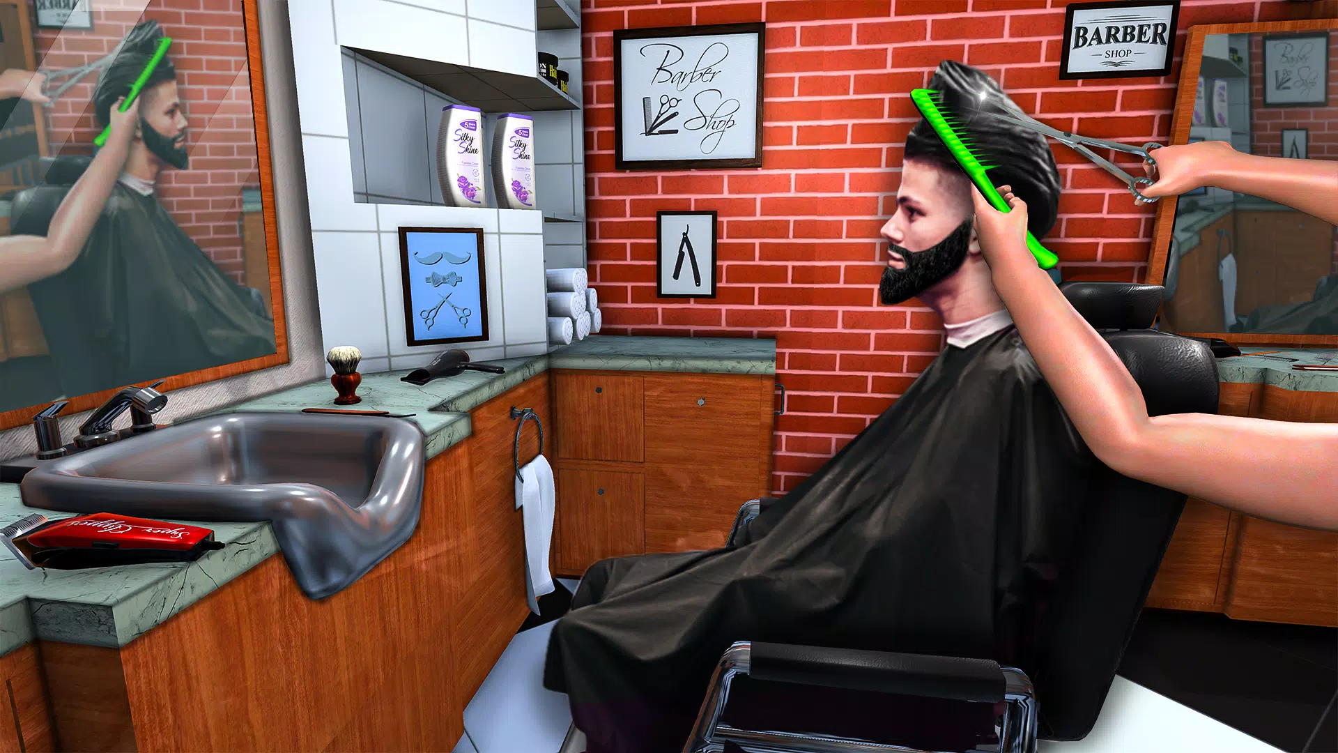 Barber Shop 3d Hair Cut Games