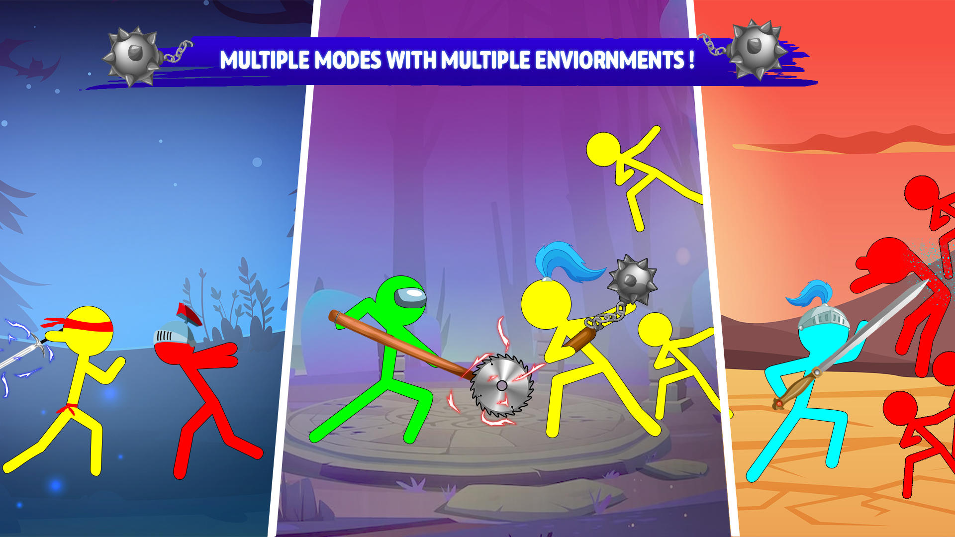 Stickman Fighting Clash games