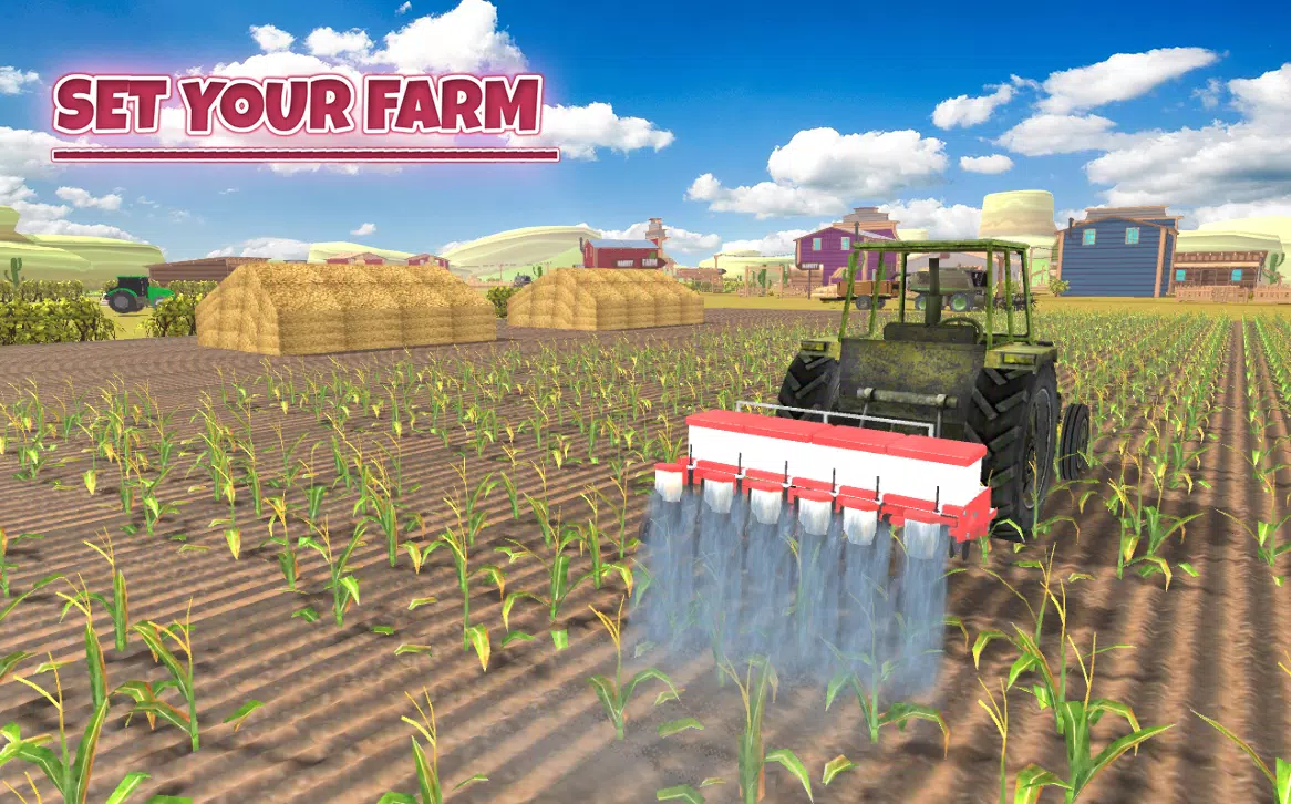 Real Tractor Farm Harvesting Real Tractor Farm Harvesting