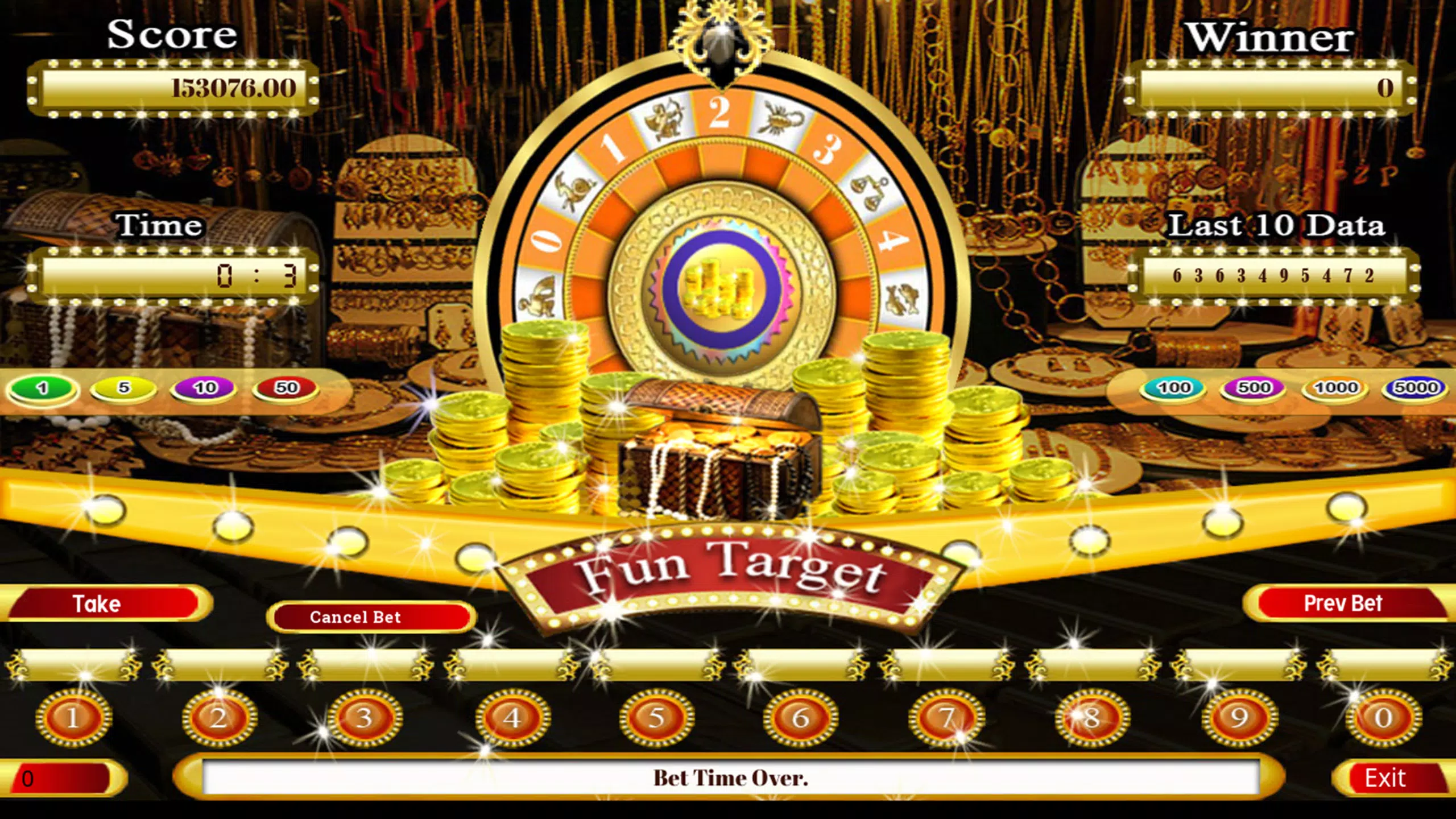 Fun Game Roulette Spin Target