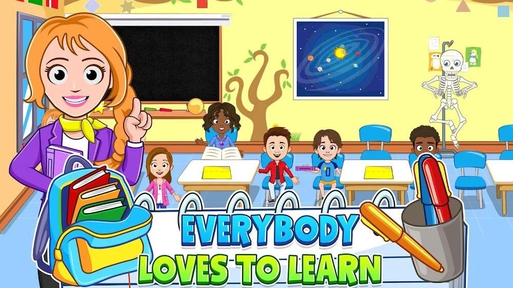 My Town: School Mod