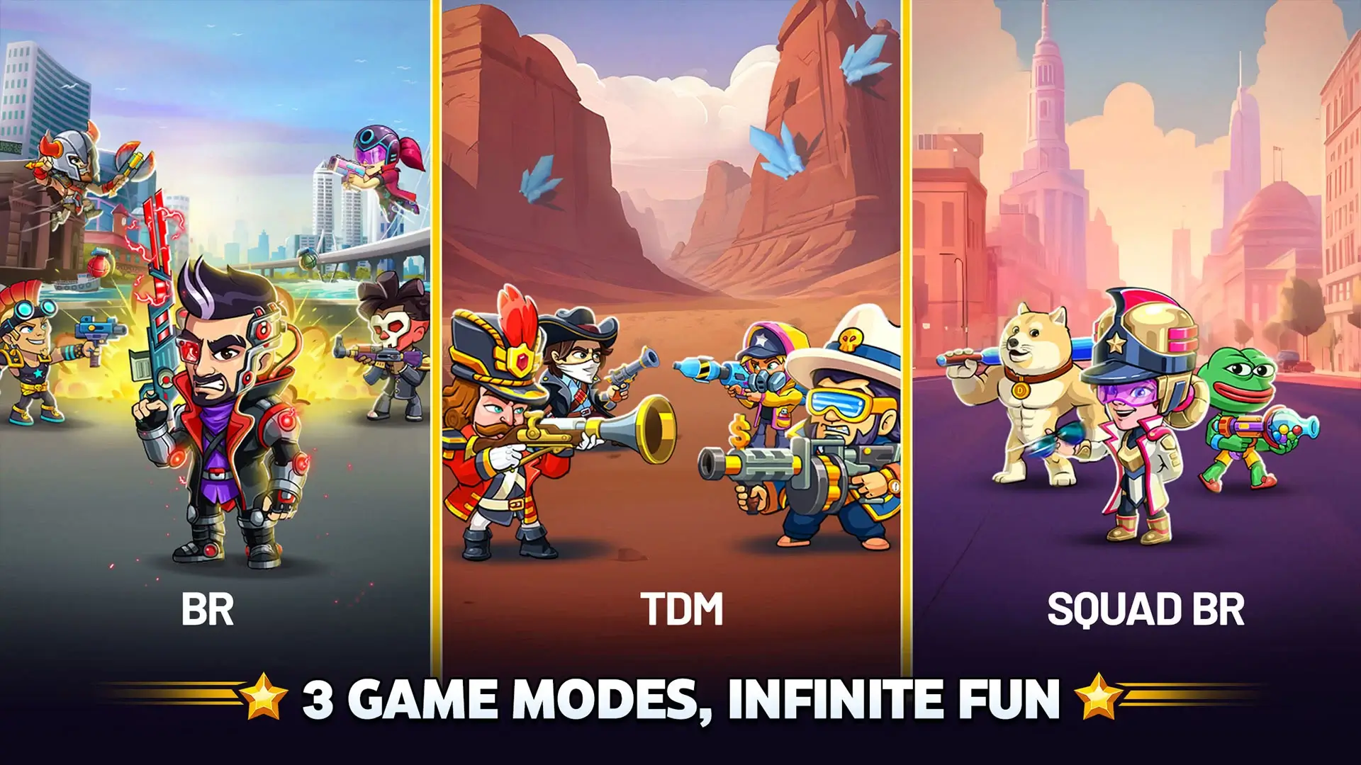 Battle Stars 4v4 Multiplayer