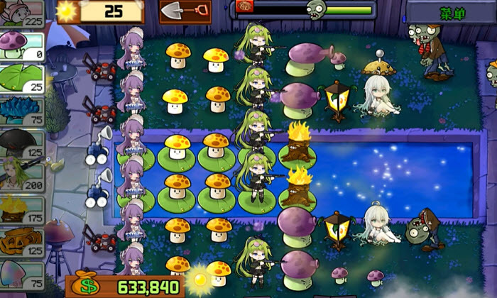 Plant Girl vs Zombie