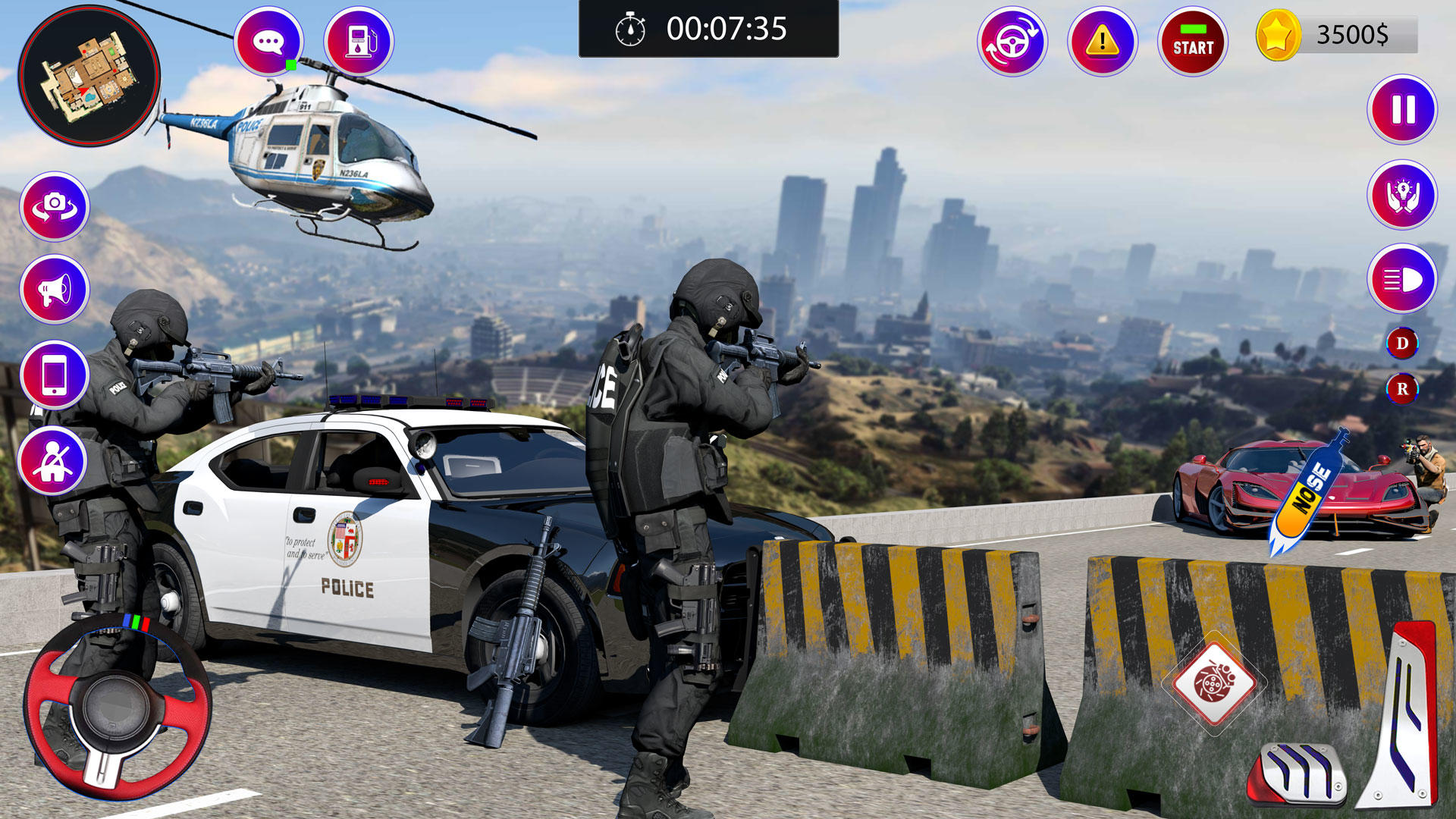 Police Car: Police Chase Games