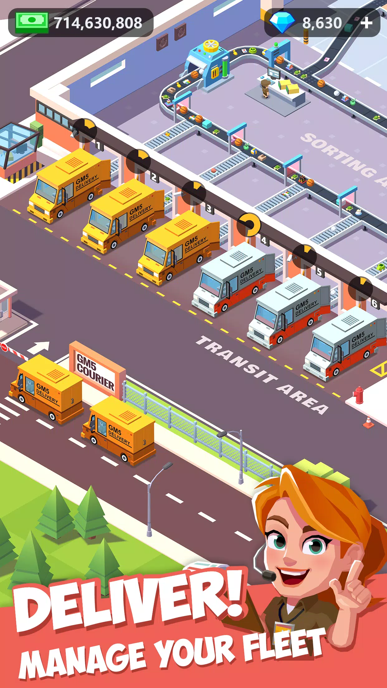 Idle Courier Tycoon