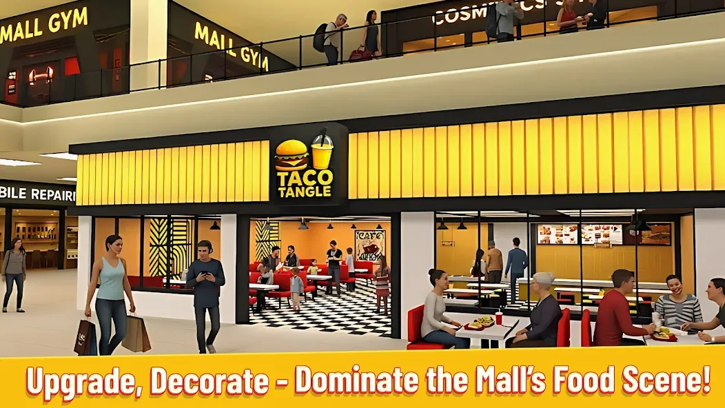 Mall & Fast Food Simulator 3D