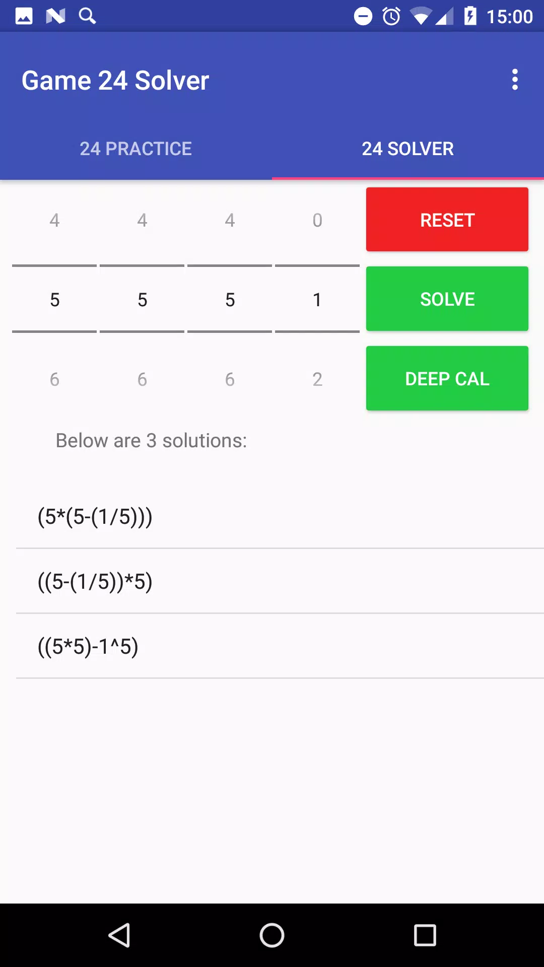 Math Game 24