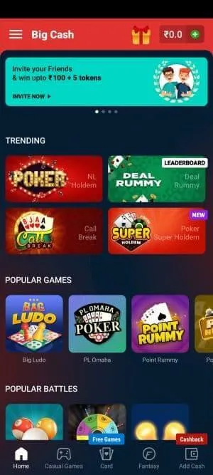 Big cash Game