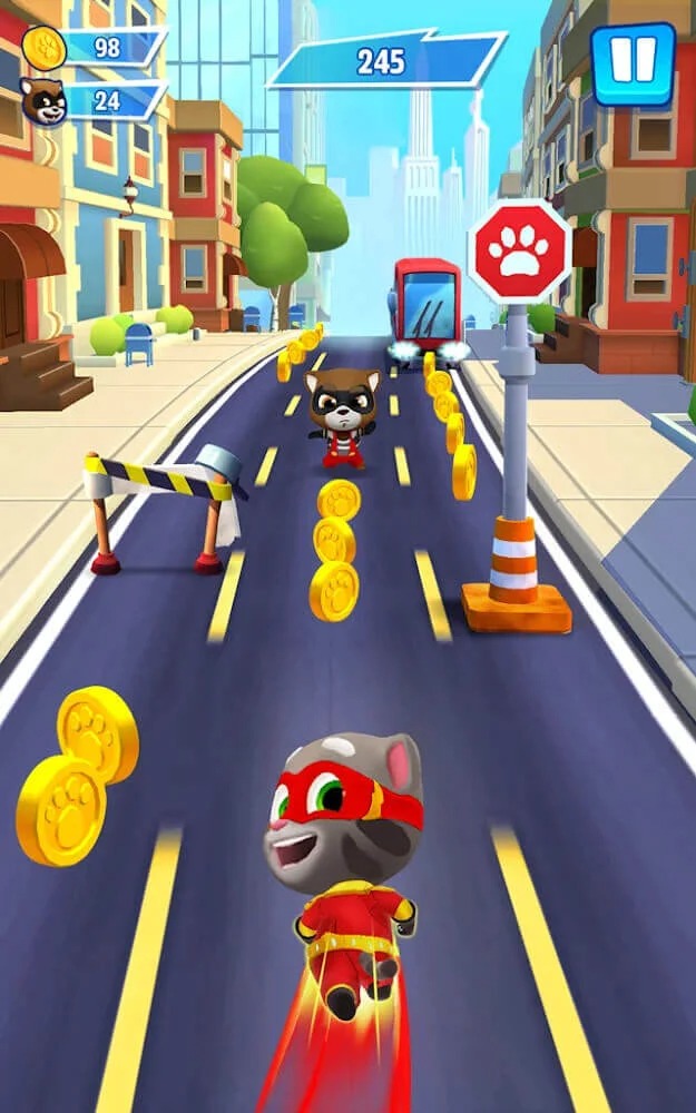 Talking Tom:Hero Dash Run Talking Tom:Hero Dash Run