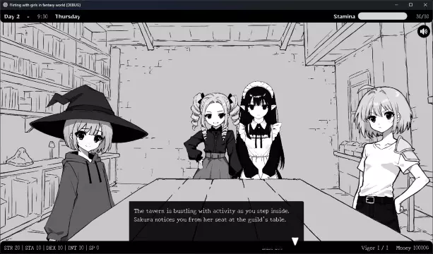 Flirting with girls in fantasy world by Hitoriku