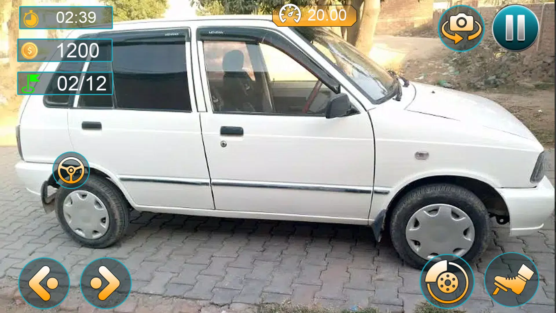 Maruti 800 Extreme Car Driving